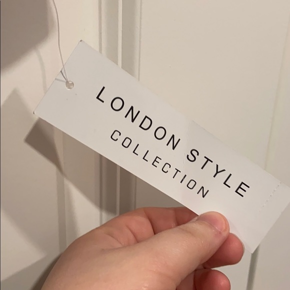 New London Style Red Paisley Print Dress Size 18 - Picture 4 of 5